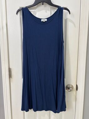 Piko 1988 Navy Sleeveless A-Line Dress